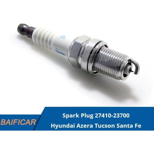 Baificar Brand New Genuine 1PCS Engine Ignition Spark Plug 27410-23700 (=27410-3C000) For Hyundai Azera Tucson Santa Fe