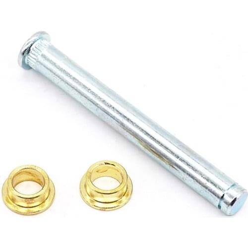 Black Door Hinge 1 Pin & 2 Bushing Kit For 94-98 Jeep Grand Cherokee Door Hinge Bushing Repair Kit Auto Parts