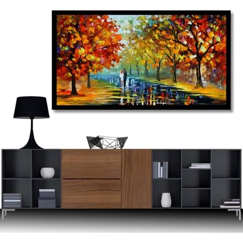 DIY digital painting is a photo of unique gifts given to "Autumn Maple Leaf" for Christmas and birthday through digital painting