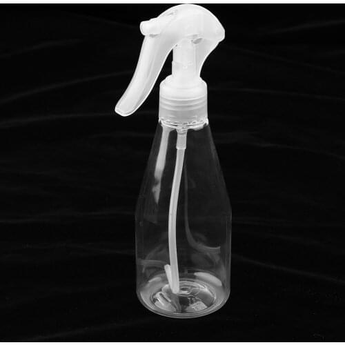 Clear 200ml Portable Plastic Misting Spray Bottle Leak-proof Makeup Moisture Container for Cleaning Skin Care