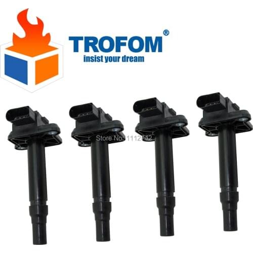 4 PCS Ignition Coil For Seat Alhambra Leon Toledo Skoda Octavia VW Golf New Beetle Sharan Audi A3 A6 A8 TT 1.8 3.7 4.2 06B905115