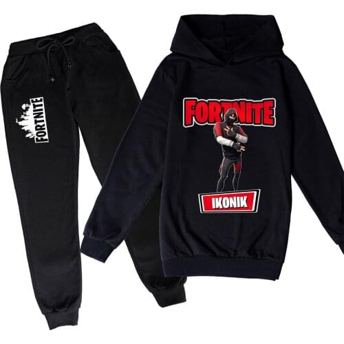 Fortnite Hoodies Pants Suit Boys Long Sleeve Sweatshirt Baby Boy Clothes Set Childrens Clothing for Teen Kids Girls Outfits