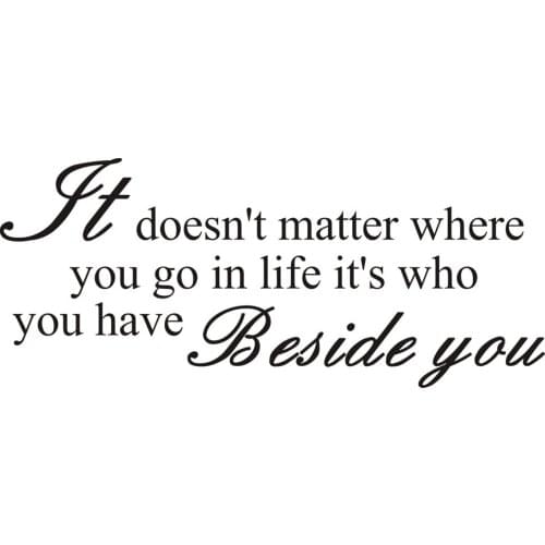 Creative home living bedroom motto Wall Sticker Home room Modern Wall decals tattoo Transfer Art Decor Vinyl Wall Sticker