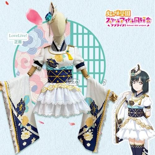 Love Live! Nijigasaki School Idol Club Mifune Shioriko Cosplay Costume Anime Kimono Dresses for Halloween Carnival Party Events