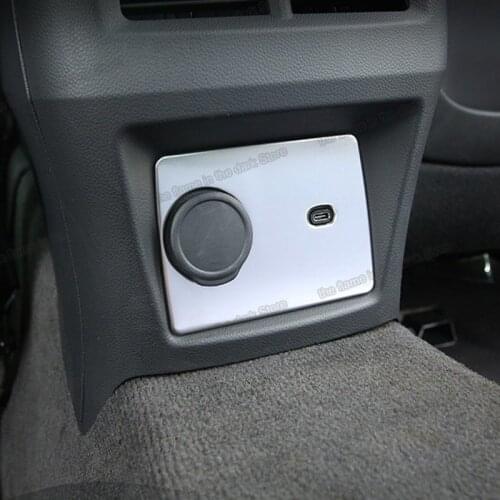 Lsrtw2017 Car Rear Armrest Cigarette Lighter Panel Cover Trim for Cadillac Ct5 2020 2021 2022 Accessories Auto Styling