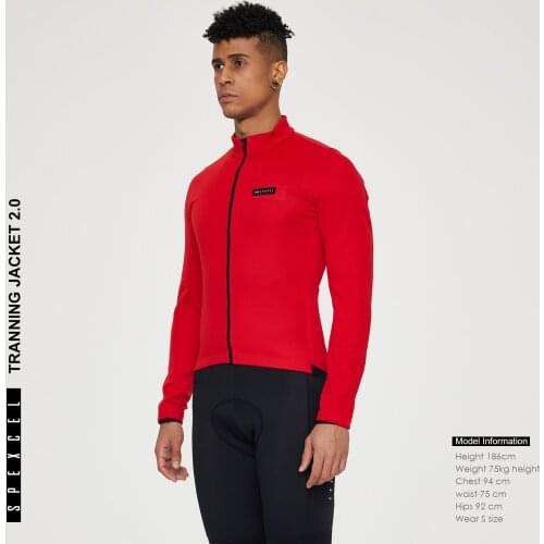 2017 SPEXCEL red soft shell top quality Winter Windproof for 0 degree Jacket Winter thermal fleece Cycling jacket bicycle gear