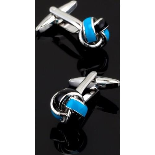 New Ball Knot Cufflinks For Mens Birthday Wedding Gift For Mens Cuff Links Bending French Shirt Cufflinks Casual wholesale cuff