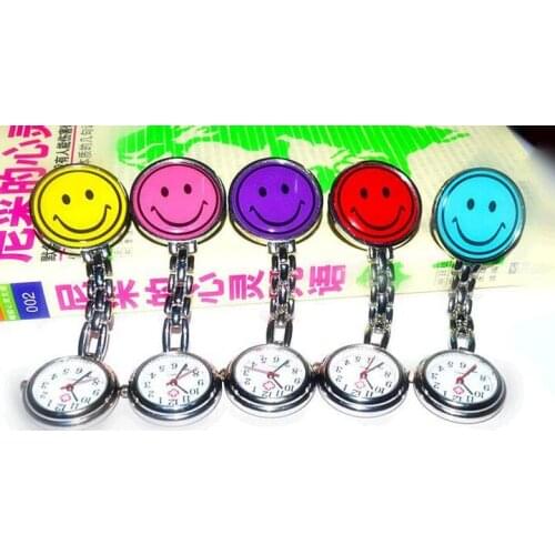 Wholesale 20 PCS/lot Round face Doctors and nurses watch hours More color Stainless steel dedicated watches gift