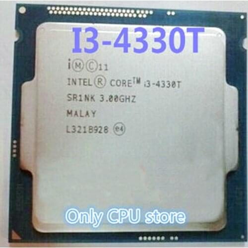 Free Shipping intel I3-4330T I3 4330T CPU Processor 3.0G 35W LGA 1150 22nm LGA 1150 Dual Core scrattered pieces