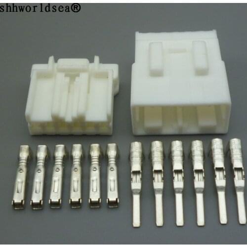 Shhworldsea 1.8mm 6 Pin Electric Motorcycle Plug Female Male Automotive Connector 174930-1 174923-1