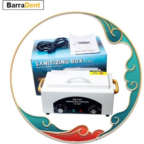 Oversea Stock Nail Sterilizer Hight Temperature Disinfection Cabinet For Salon Beauty Shop Disinfect Manicure Hairdressing