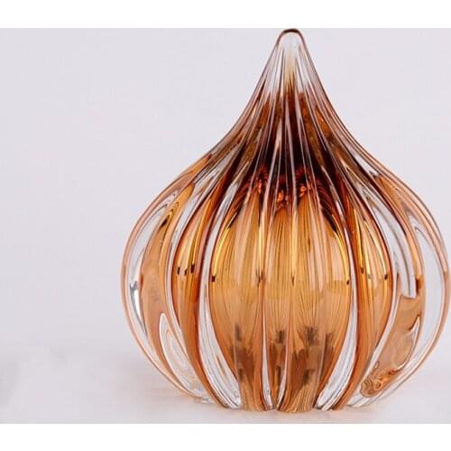 Unique Design Home Decoration Customizable Size Coloured Glaze Art Glass for Wedding table centerpieces Vintage Home Decor 4157