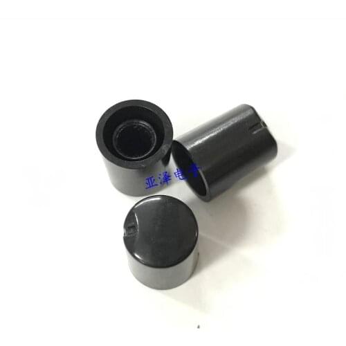 5PCS/LOT 12*16MM potentiometer, knob, 6MM, sawtooth hole potentiometer, matching cap, black belt indication