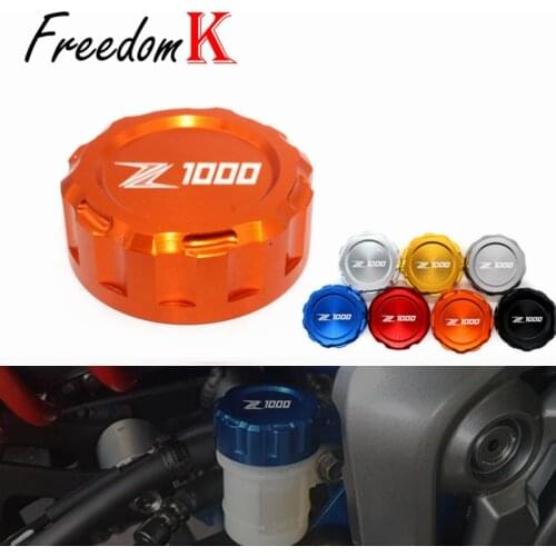 For KAWASAKI Z1000 Z 1000 2007-2016 2008 2009 2010 2011 2012 Motorcycle Accessories CNC Aluminum Rear Brake Reservoir Cover Caps