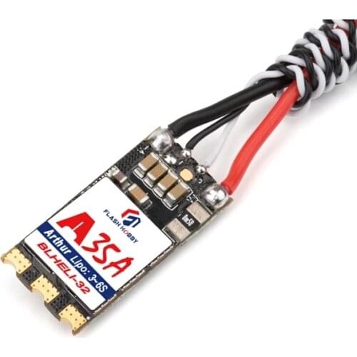 Aria BLHeli_32bit 35A 35amp Brushless ESC 3-6S Dshot1200 Ready Built-in Current Meter Sensor