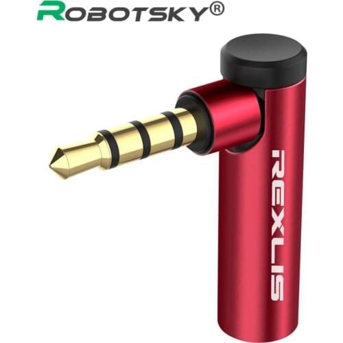 3.5mm Earphone Audio Jack Converter 90 Degree OMTP CTIA Music Audio Adapter For Smartphone Notebook Headphone Speaker Amplifier