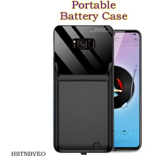 Power Bank Charging Back Cover For Galaxy S8 Plus S9 Plus Battery Case Shockproof Battery Charger Case For Samsung Galaxy S8 S9