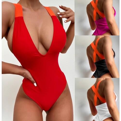Darsjucbd White One-piece Swimwear