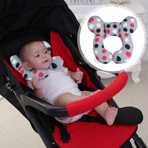Baby Kids U-Shaped Pillow Travel Cushion Infant Head Support Pillow Infant Travel Pillow For Car Seat Comfortable For Sleep