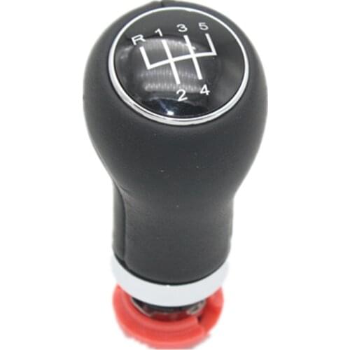 For Audi A3 8P 2003 2004 2005 2006 2007 2008 2009 2010 2011 2012 2013 5 Speed Car Gear Stick Level Shift Knob With Leather Cover