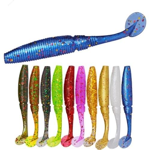 Easy Shiner 15pcs/lot soft lure 5cm/1g Fishing lure leurre souple Shad Silicone Soft Bait Lure Carp For perch pike