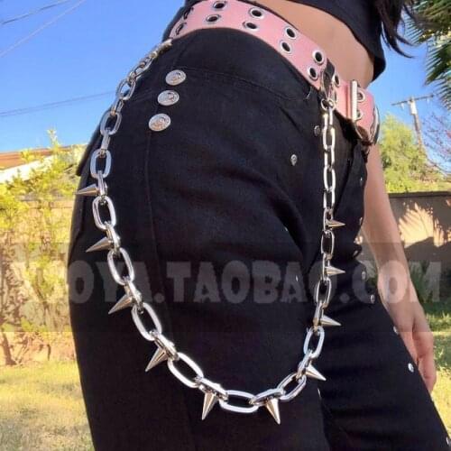 Europe and the United States Punk Hand Rivet Waist Chain Chain Punk Diablo Series