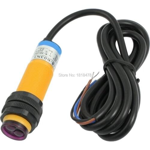 E18-B03P1 DC 3 Wire 6-36V PNP IR Photoelectric Sensor Switch 30cm E18-B03P1