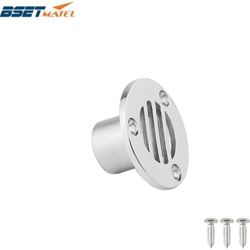Compact Boat Floor Deck Drain Marine Grade Stainless Steel 316 for boat yacht deck drainage Hardware Replacement Accessories