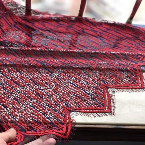 LASUI 1.5m *1.5m=1piece NEW Summer 3 color cord eyelash lace fabric French lace for diy Weeding Dress cloth Accessories C0190