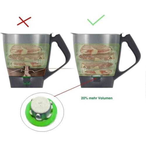 For Thermomix TM5 Blender Wunder cap Rotating Blade Mixer Cutter Head Cover Jar Base Cap Repair Part Accessories