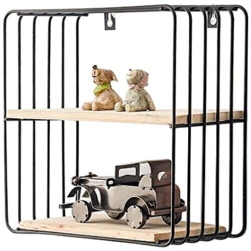 Best Wooden Storage Racks Hanging Decor Storage Box Flower Pot House Storage Rack Wall Display Craft Shelves