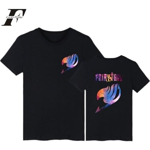 LUCKYFRIDAYF 2017 FAIRY TAIL Anime Summer fitness T-shirts Men/Women 3d Print funny T shirts Tops Streetwear camisa masculina