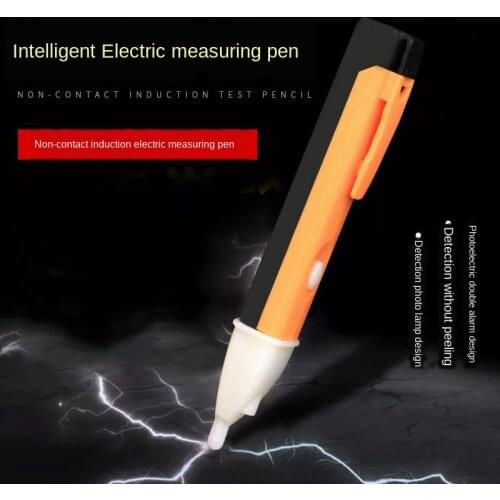 Multifunctional Induction Type Test Pencil To Check Breakpoint Electrician Pen LED Lighting Non-contact Electroscope Test Pencil