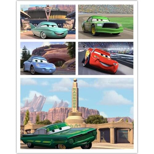 Disney Classic Cartoon Car Story 5D Diamond Painting Square/Round Embroidery Cross Stitch Kit Painting Mosaic DIY HomeDecoration