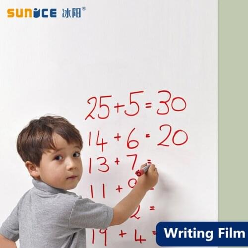 SUNICE Whiteboard Sticker Wall Decal Self-adhesive White Board Peel Stick Paper for School Office Home Kids Drawing152cm(60inch)