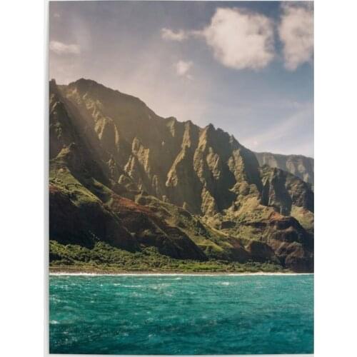 Wall Art Na Pali Coast Canvas Painting HD Printed Kauai Hawaii Natural Scenery Pictures Home Decor Living Room Modular Poster