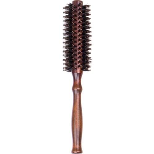 Nylon Bristle Round Hair Brush Anti-Static Comb Blow Drying to Style Dry Wet Hairdressing Styling Tools for Salon Home Use