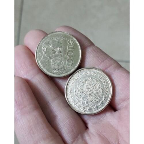 26.5mm Mexico 100 MXI America Coins Old Original Infrequent Coin Commemorative Edition 100% Real