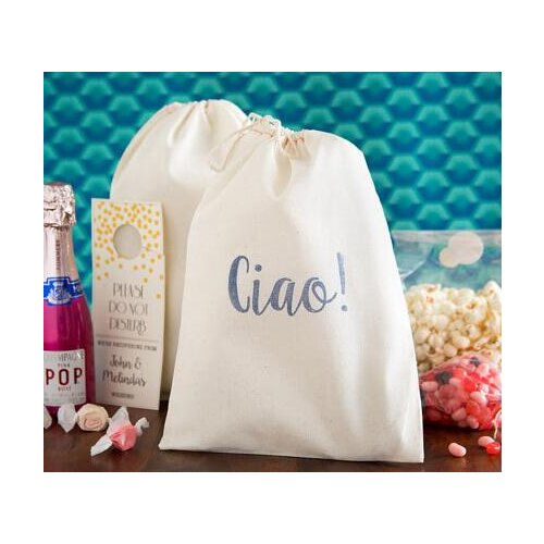 Personalized Ciao! Italian wedding Hangover Kit favor gift Welcome Bags Bachelorette hem bridal shower party gift bag