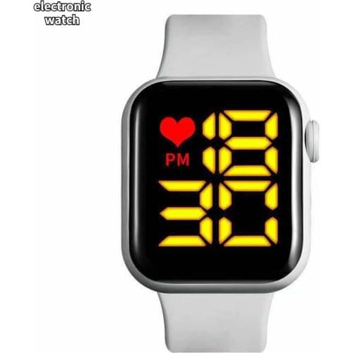 Simple Stylish Sports Digital Watch for Men Women Wrist LED Army Military Silicone Clock Electronic Hodinky Kids Wrist Watch