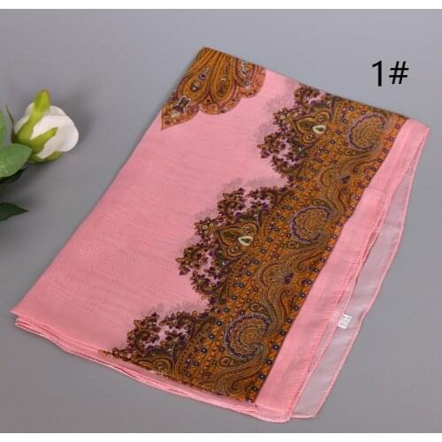 Chiffon Scarfs Head Hijabs Shawls On Sales 160x50CM Vintage Muslim Thin Multi Colors Stock
