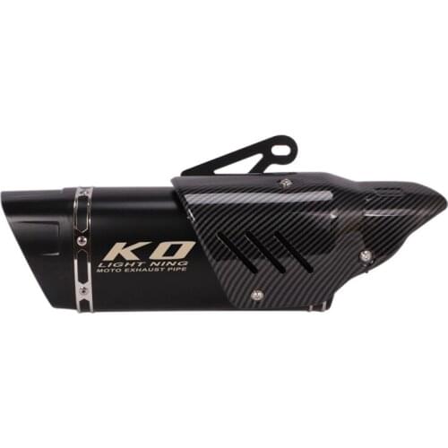 Slip on Motorcycle Exhaust Tip Escape Muffler Exhaust Pipe for 38-51mm Universal Exhaust System Tips