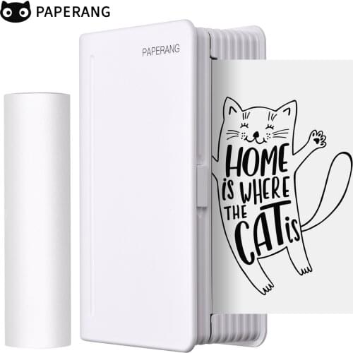 PAPERANG C1 Thermal Printer 300dpi 112mm Pocket Photo Printer Portable BT Mobile Printer for Photo Picture Receipt Label Sticker