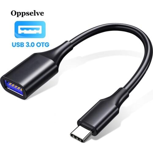 Oppselve Type-C OTG Adapter USB C To USB Cable for Samsung S10 Xiaomi Mi 9 MacBook Mouse Gamepad Tablet PC Type C OTG USB Cable