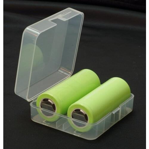 High quality Battery Case Holder storage box PP Hard Plastic cell box for 2 x 26650 Rechargeable Battery