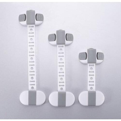 Baby Child Safety Cupboard Lock Kid Proof Door Fridge Latches Adjustable Size P31B