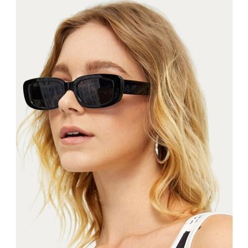 Womens Vintage Fashion Sunglasses Men Brand Designer Rectangle Ladies Sun Glasses Lunette De Soleil Femme óculos Shopping UV400