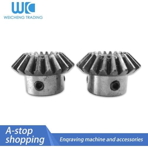 2pc 1/1.5 Modulus 15-30 Teeth Gear Teeth Spiral Bevel Gears For Violent model Car Modification DIY