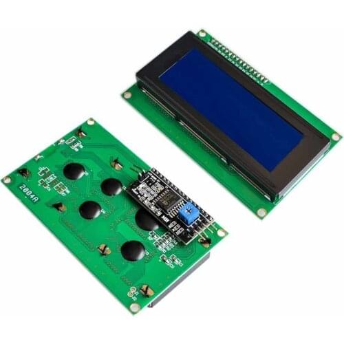 1pcs/lot LCD Board 2004 20*4 LCD 20X4 5V Blue screen blacklight LCD2004 display LCD module LCD 2004 for arduino