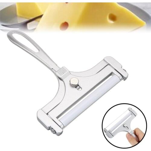 1pc 11.7*15.5cm Cheese Slicer Wire Alloy Adjustable Cheese Slicer Cutter Slice Tool Butter Planer Graters